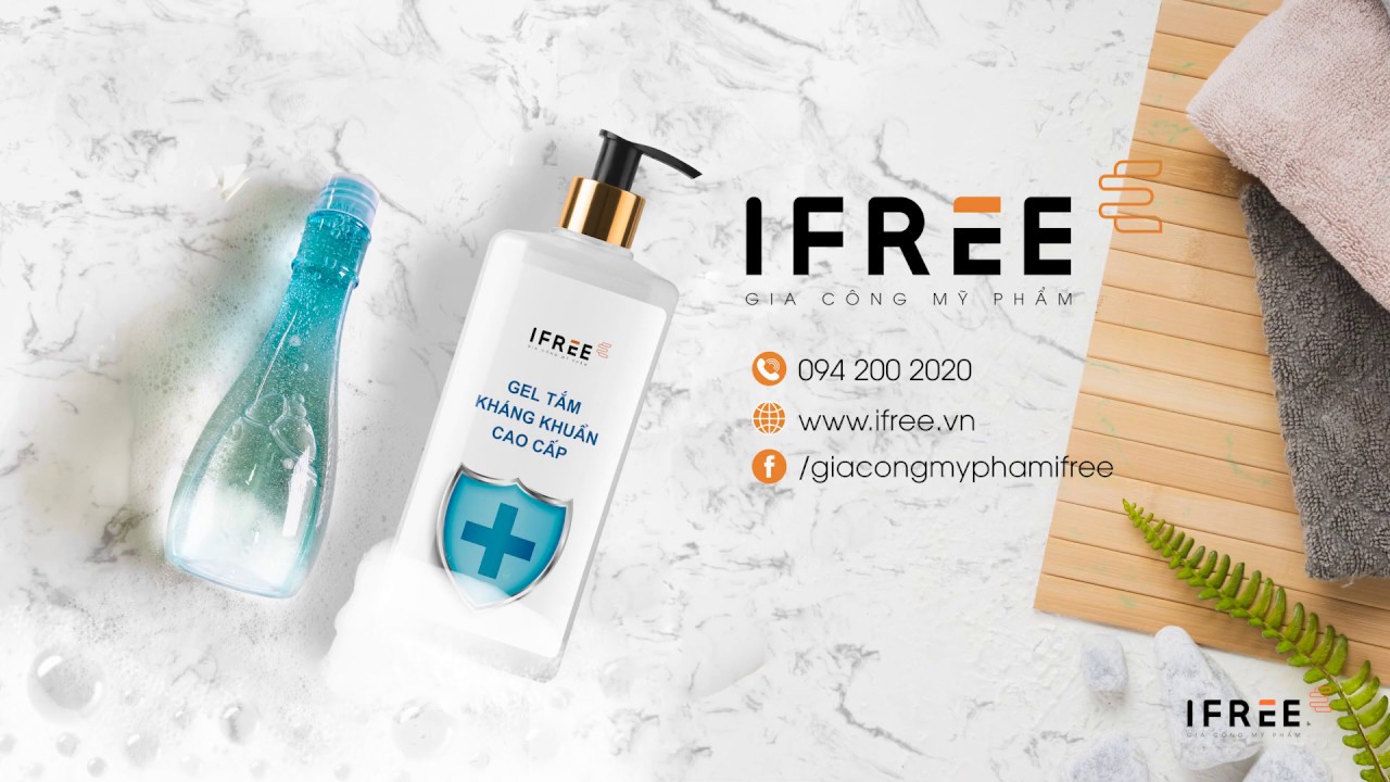 [Gia công mỹ phẩm iFREE] Gia công gel tắm kháng khuẩn