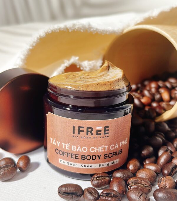 Gia công Kem massage tẩy tế bào chết cà phê giá rẻ 9 coffee body scrub
