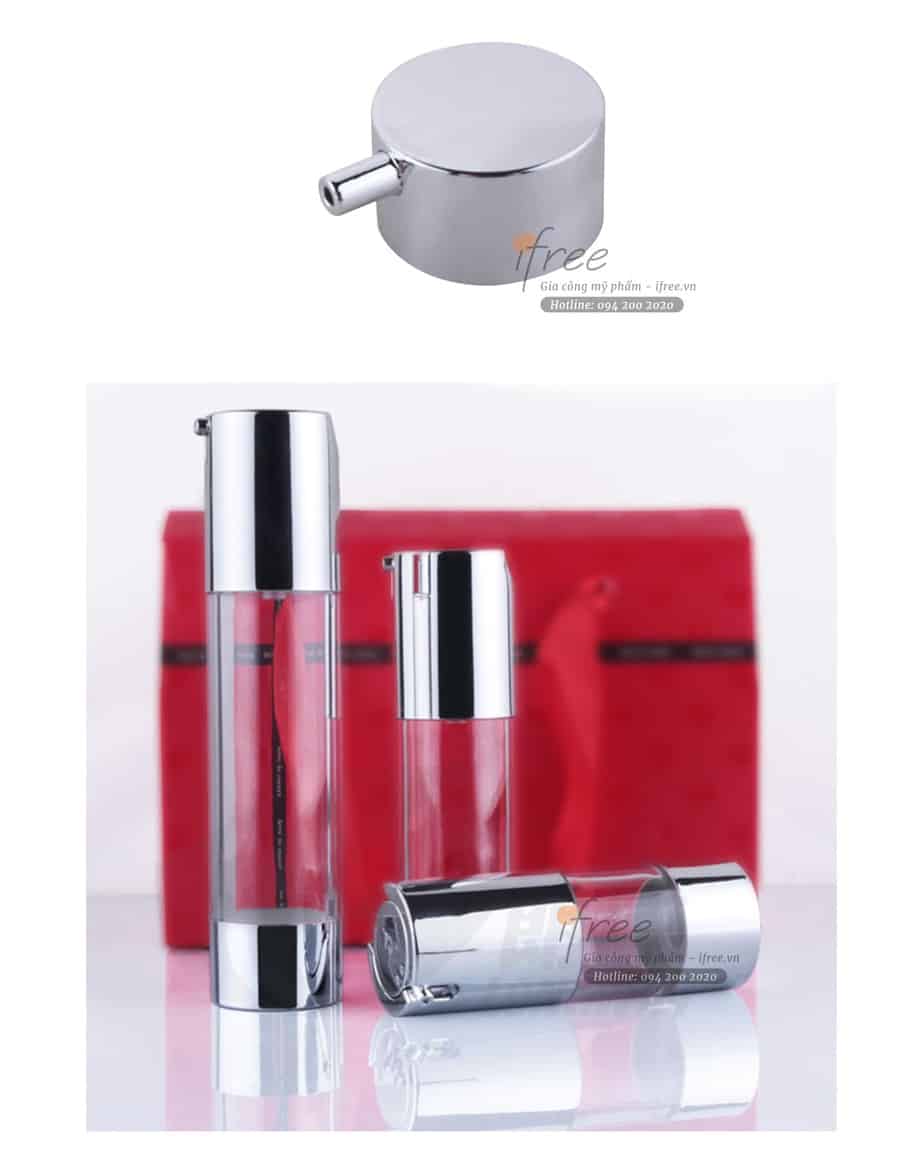 Chai chân không thân kim loại CK0006 7 Chai chân không thân kim loại CK0006 có thiết kế nhỏ gọn, dễ đóng gói sang chiết, thuận tiện mang theo người