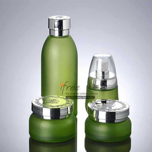 serum xanh bầu dục