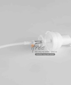 Mẫu chai lọ mỹ phẩm kiểu chai tạo bọt đầu vòi nhấn VN0011 4 chai tao bot mau xanh