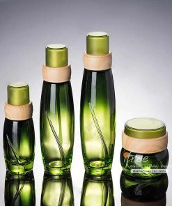 hủ thủy tinh nắp viền gỗ