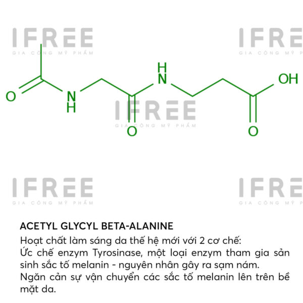 nguyên liệu mỹ phẩm Acetyl-Glycyl-Beta-Alanine