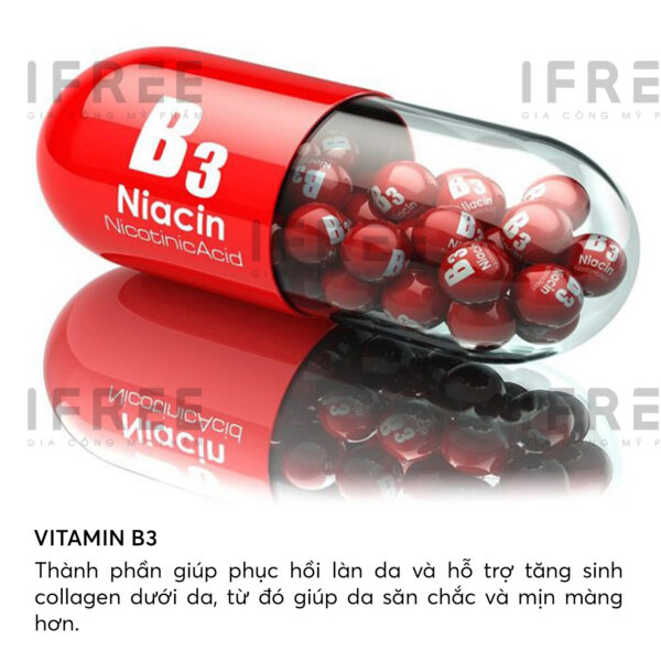 Vitamin B3 trong nguyên liệu