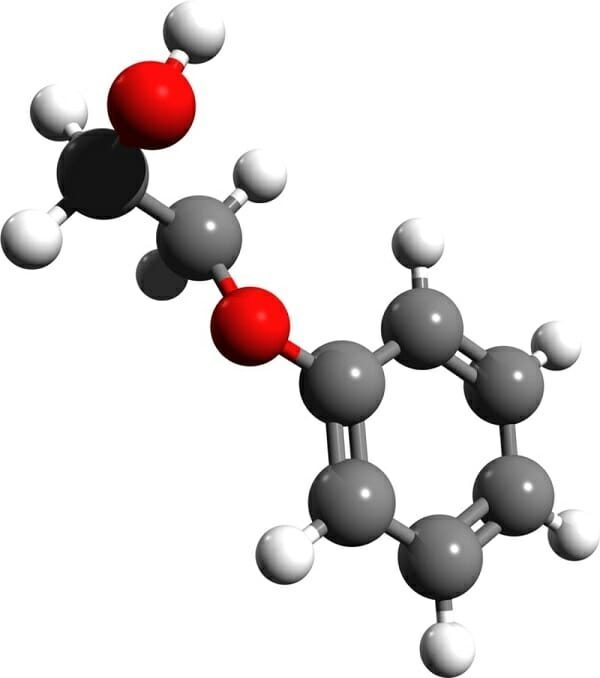 Cấu trúc hóa học của phenoxyethanol