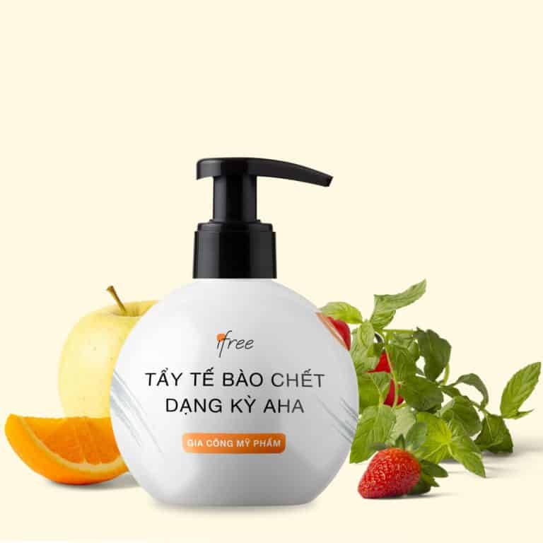 AHA rau quả được ifree sử dụng trong hoạt đông gia công tẩy tế bào chết dạng kỳ AHA