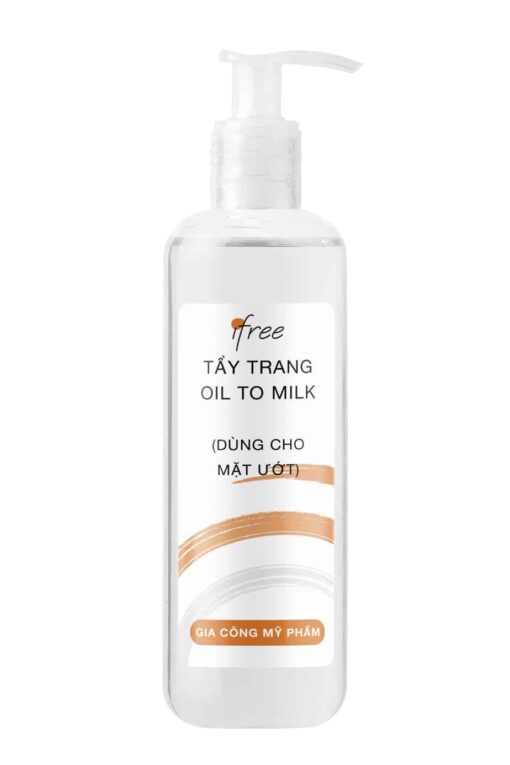 Tẩy trang oil to milk dùng cho mặt ướt