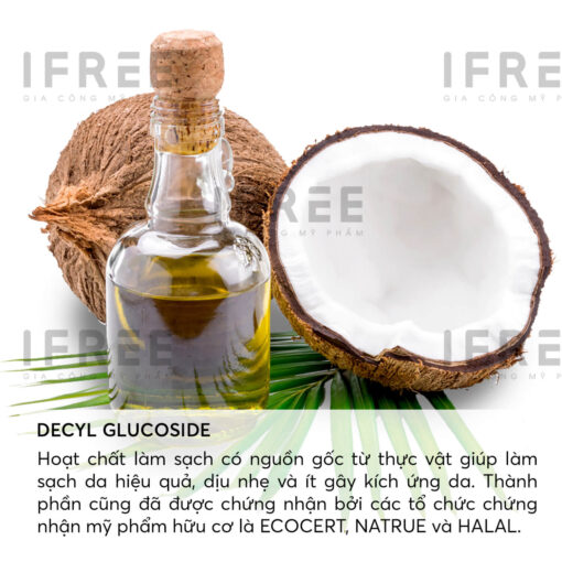 nguyên liệu mỹ pahram decyl glucoside