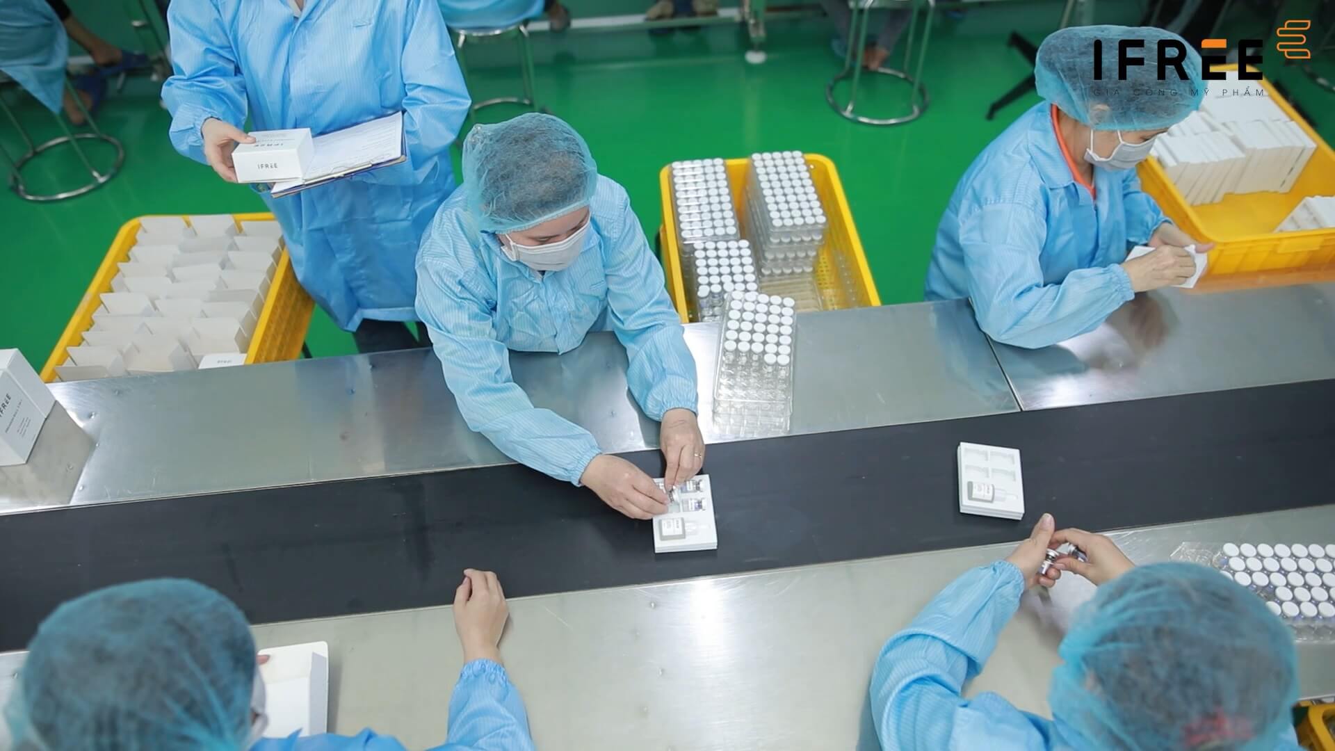 Dịch vụ đóng gói, sang chiết mỹ phẩm chuẩn cGMP 58 quy trình đóng gói mỹ phẩm chai lọ