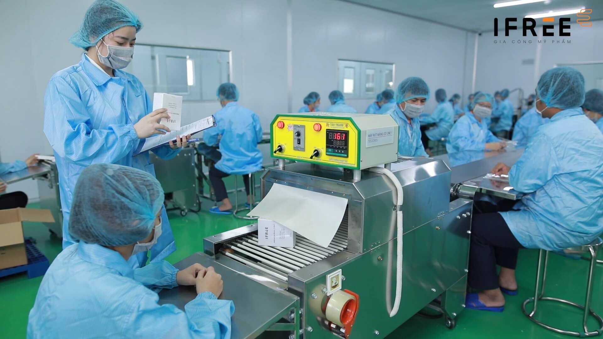 Dịch vụ đóng gói, sang chiết mỹ phẩm chuẩn cGMP 55 kiểm tra đóng gói hoàn thiện sản phẩm