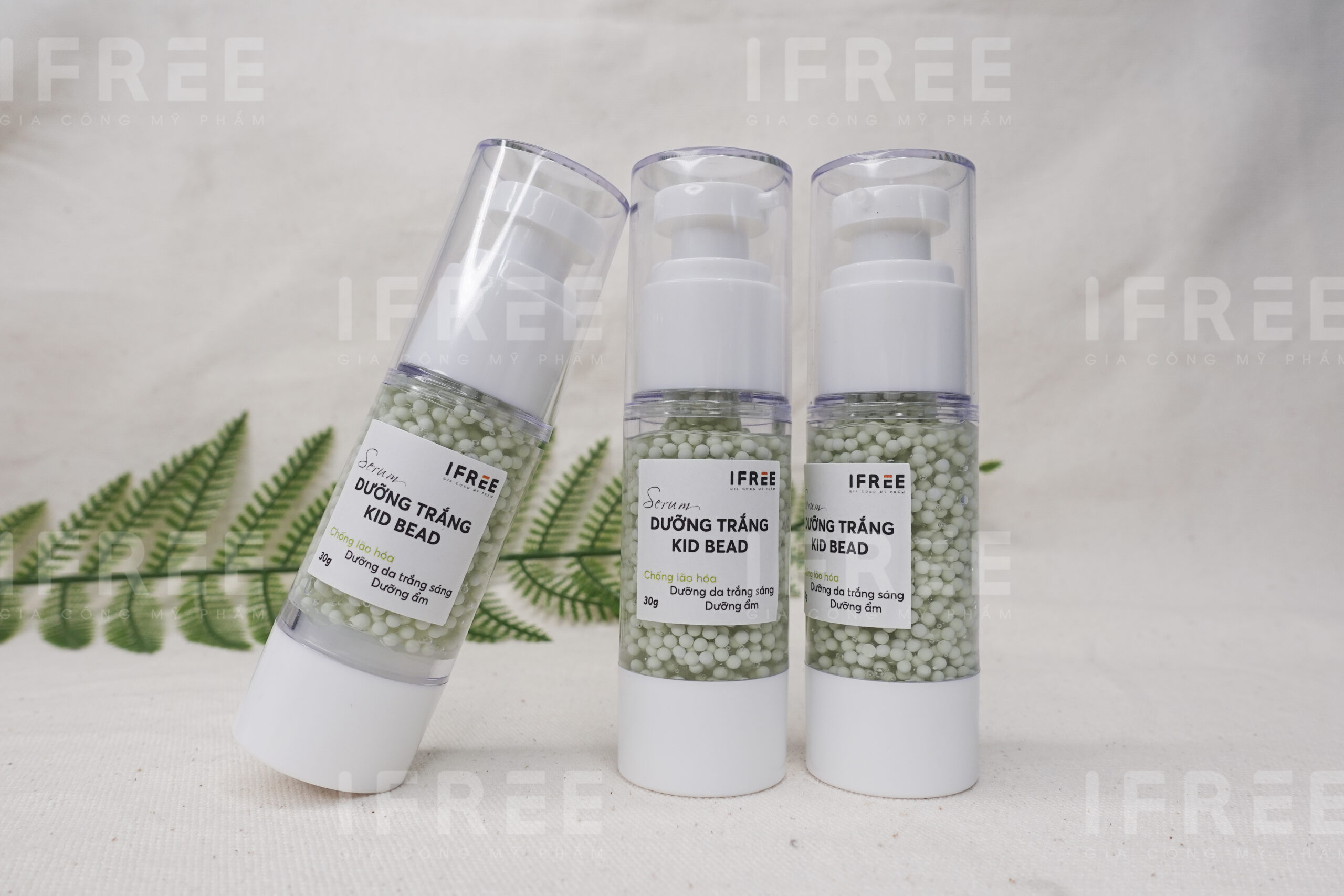 Gia công Serum dưỡng trắng Kid Bead 2 gia công serum dưỡng trắng kid bead tại IFREE với tinh chất , chứa hạt dưỡng chất tăng tính thẩm mỹ thương mại đột phá, tạo cảm giác thư giãn và kích thích việc chăm sóc da đều đặn.