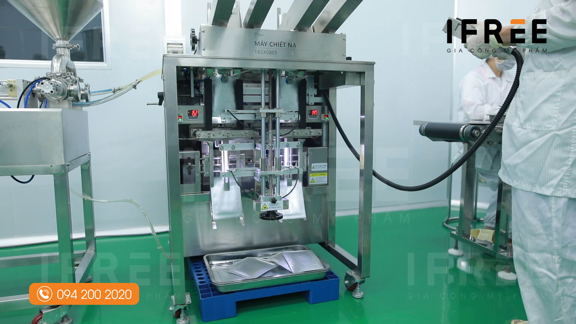 Dịch vụ đóng gói, sang chiết mỹ phẩm chuẩn cGMP 39 quy trình sản xuất mặt nạ tại nhà máy ifree beauty - 3