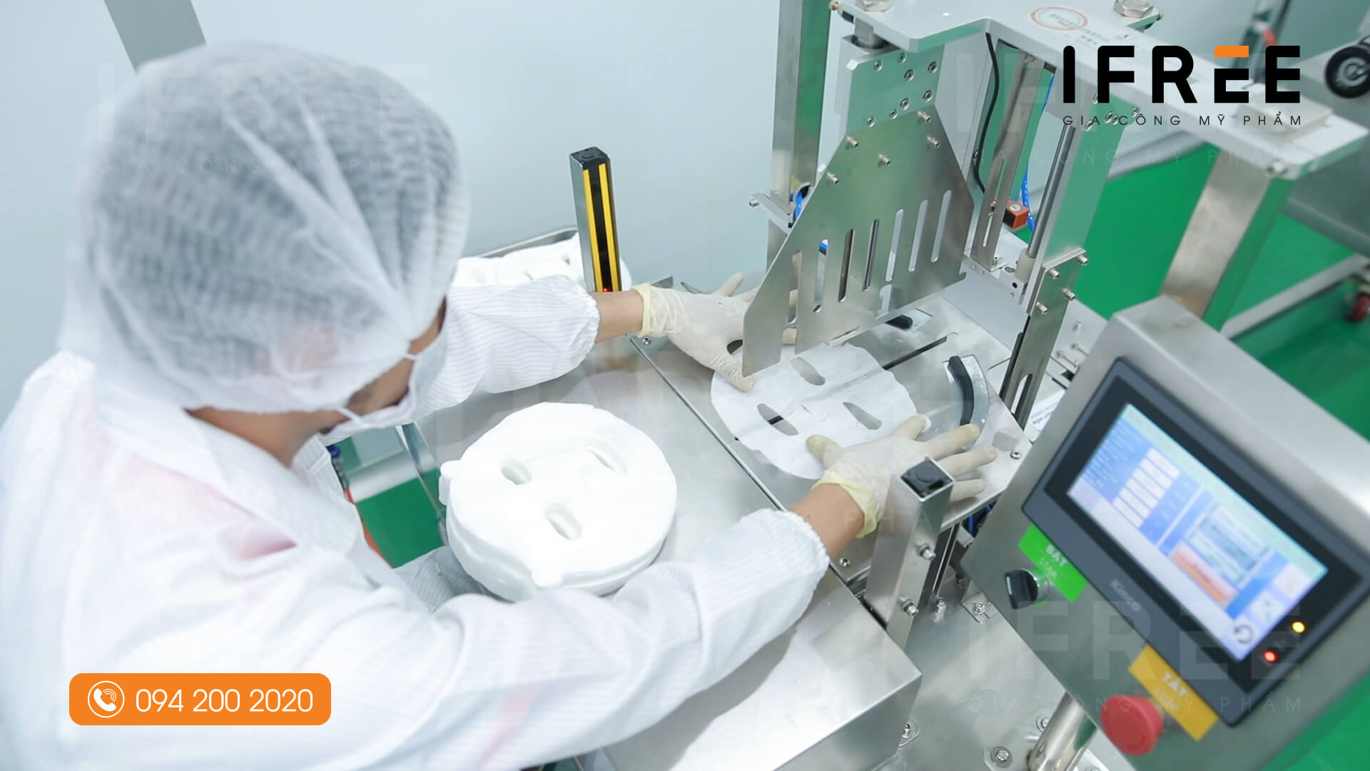 Dịch vụ đóng gói, sang chiết mỹ phẩm chuẩn cGMP 40 quy trình sản xuất mặt nạ tại nhà máy ifree beauty - 4