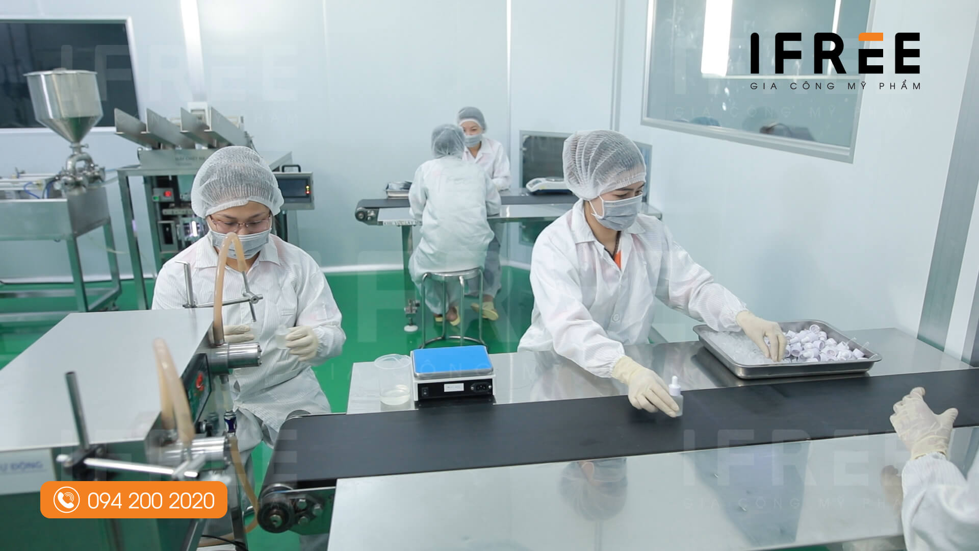 Dịch vụ đóng gói, sang chiết mỹ phẩm chuẩn cGMP 34 máy sang chiết tuýp tại nhà máy ifree beauty - 2