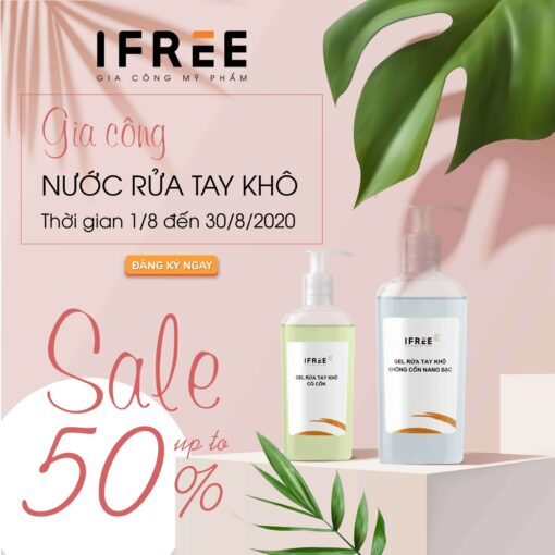 gel nước rửa tay khô