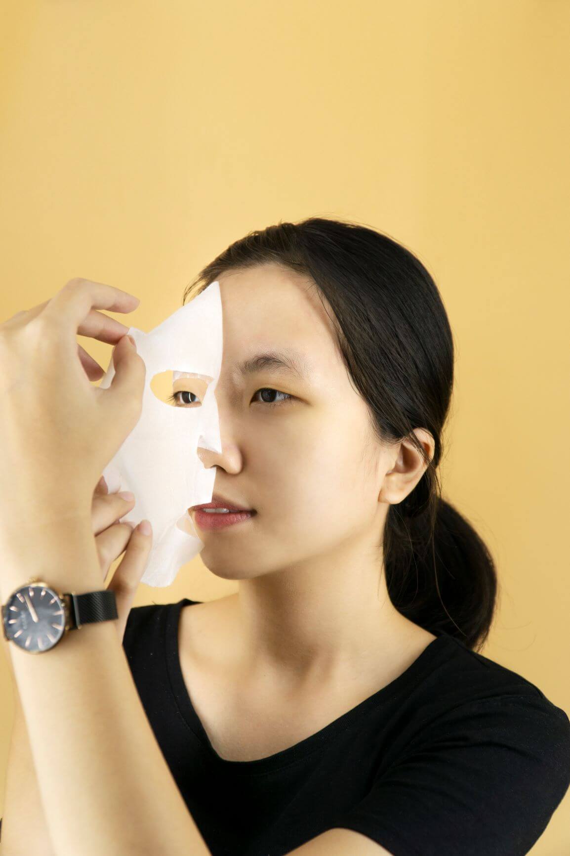 tháo nạ sợi tre hàn quốc sau 15 phút