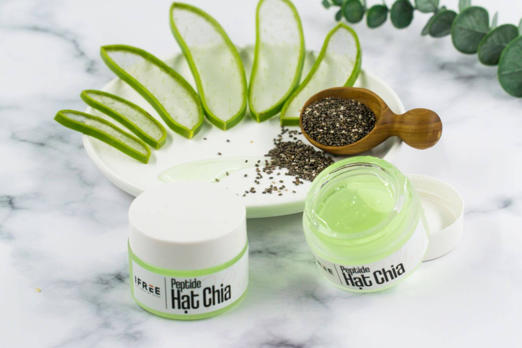 Gia công Mặt nạ Gel Peptide Hạt Chia làm dịu da tức thì 5 Gia công Mặt nạ Gel Peptide Hạt Chia làm dịu da tức thì tại IFREE với nguồn gốc thiên nhiên và được nhiều thương hiệu mỹ phẩm đặt hàng, sản phẩm đã được chứng minh hiệu quả trên 95% người sử dụng