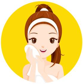 Bước 5 dùng gel rửa mặt