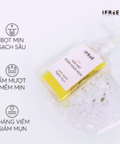 Gel rửa mặt ngăn ngừa mụn được gia công bởi IFREE có bọt mịn sạch sâu, ẩm mượt mềm mịn, kháng viêm giảm mụn