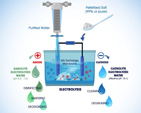 ddienj phân tạo dung dịch khử khuẩn hocl