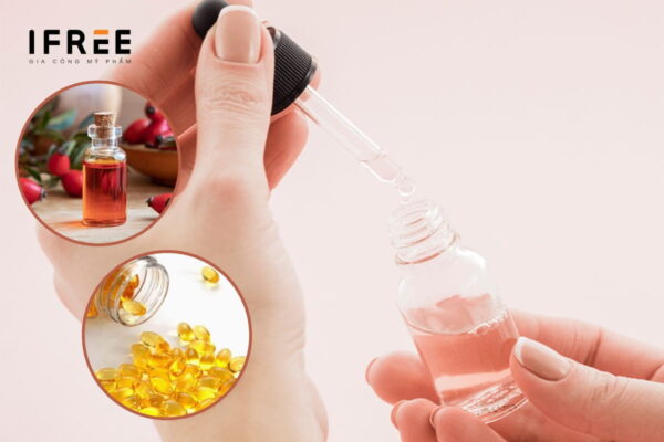 Cách làm serum vitamin E và dầu tầm xuân