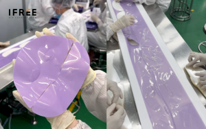 Quy trình sản xuất mặt nạ Meling Mask đầu tiên ở Việt Nam 10 Công nghệ cắt mặt nạ Melting mask tự động