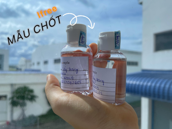 mẫu chốt gia công mỹ phẩm