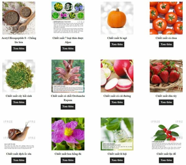 nguyên liệu mỹ phẩm