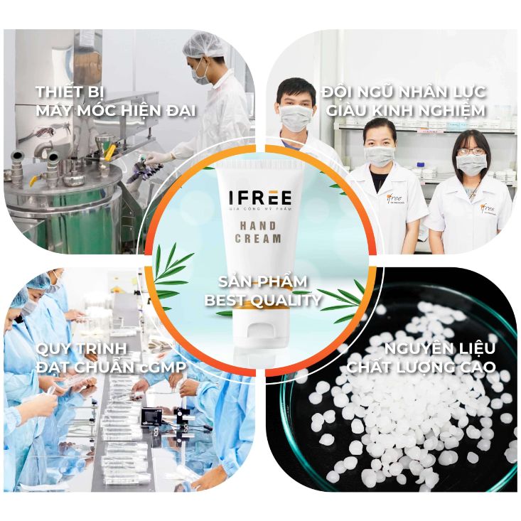 năng lực gia công mỹ phẩm của ifree