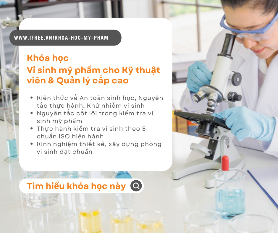 Khóa Học Quản Lý Chất Lượng sản xuất mỹ phẩm
