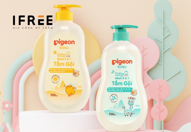 công thức sữa tắm em bé an toàn - lành tính