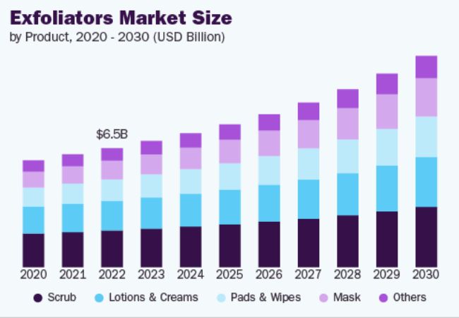 Thị trường tẩy tế bào chết: Quy mô và dự báo tăng trưởng 2024-2032 17 Thị trường tẩy tế bào chết