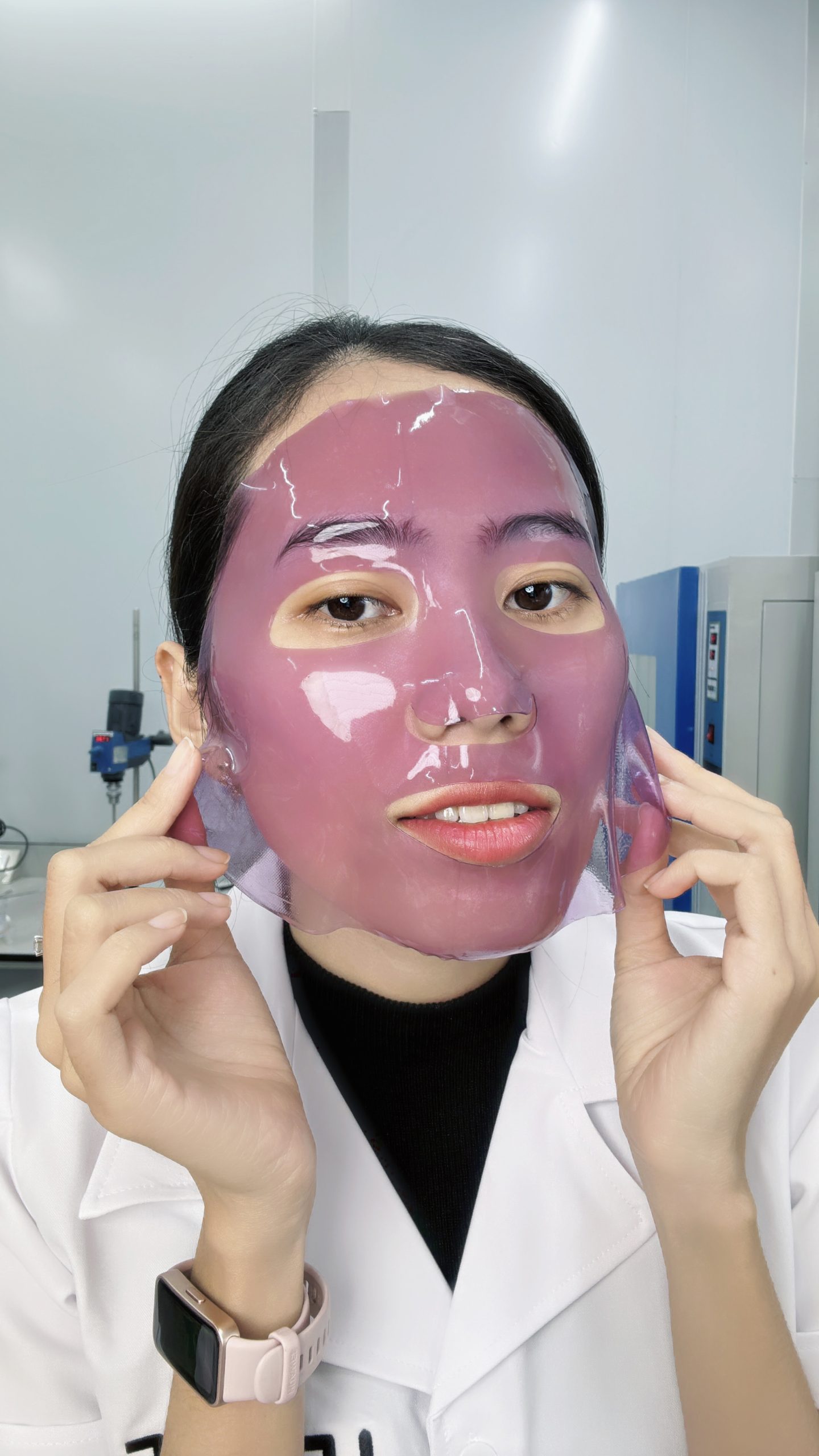 Gia công mặt nạ thạch tía tô trắng da 5 Gia công mặt nạ thạch tía tô trắng da