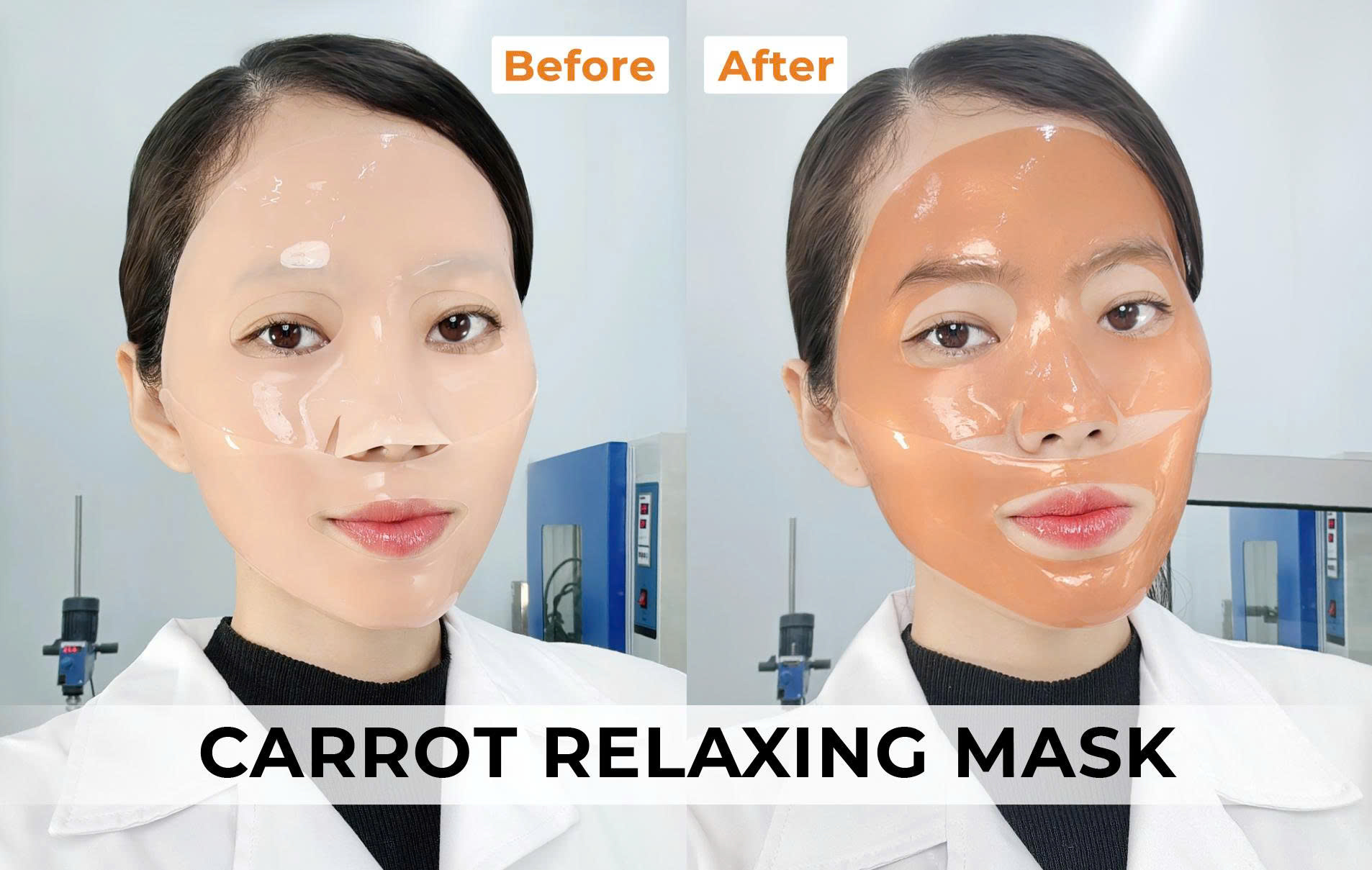 Gia công Mặt nạ thư giãn da cà rốt- Giải pháp đột phá cho làn da mệt mỏi 1 mặt nạ thư giãn da cà rốt