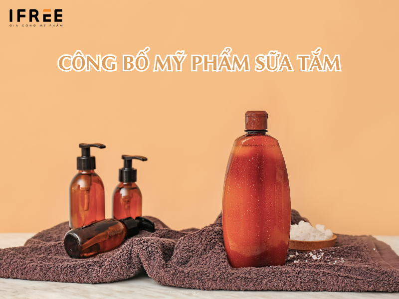 công bố mỹ phẩm sữa tắm