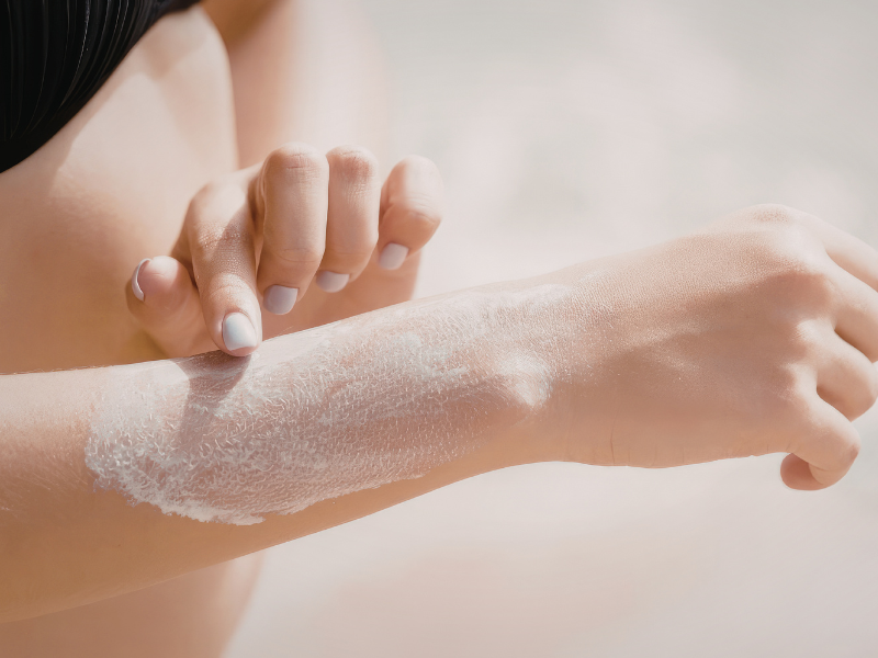 kiểm nghiệm khi gia công tẩy tế bào chết